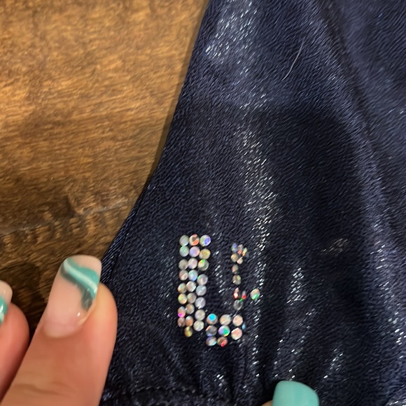 Gold Over American Tour Gymnastics Leotard - Picture 2 of 5